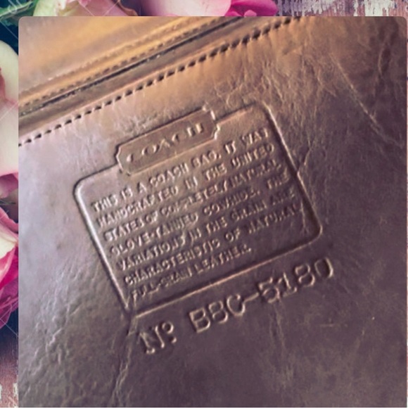 VINTAGE COACH METROPOLITAN MESSENGER PORTFOLIO BRIEFCASE BAG 5180 - Picture 13 of 13